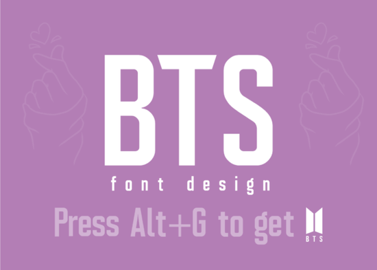 Bts Font